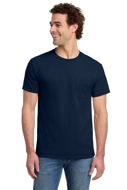 Jerzees® Dri-Power® 50/50 Cotton/Poly Pocket T-Shirt - 29MP