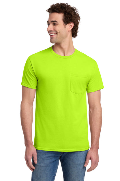 Jerzees® Dri-Power® 50/50 Cotton/Poly Pocket T-Shirt - 29MP
