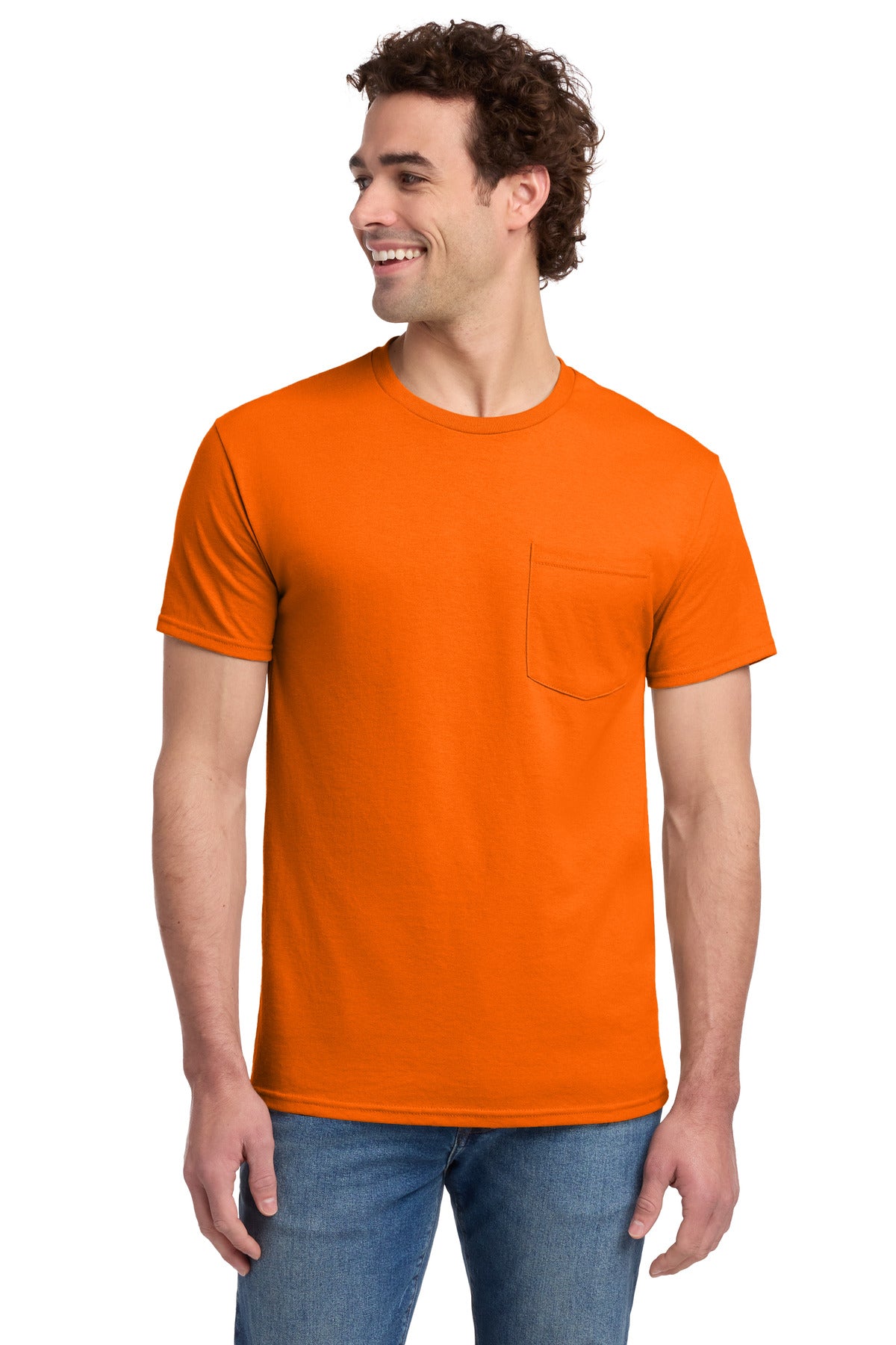 Jerzees® Dri-Power® 50/50 Cotton/Poly Pocket T-Shirt - 29MP