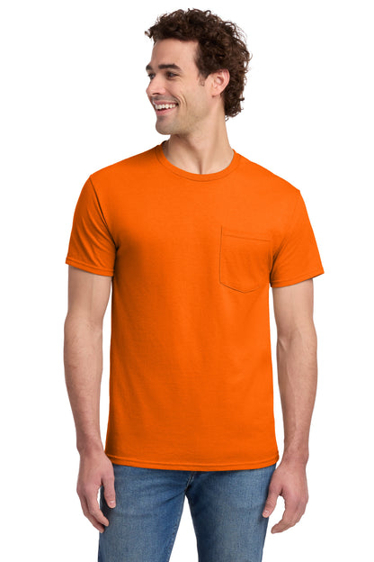 Jerzees® Dri-Power® 50/50 Cotton/Poly Pocket T-Shirt - 29MP
