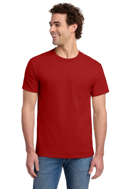 Jerzees® Dri-Power® 50/50 Cotton/Poly Pocket T-Shirt - 29MP